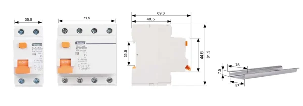 RL17-63 rcd breaker