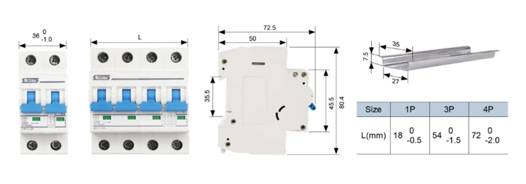 rccb manufacturer RB12-63